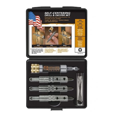 Montana Brand 16 Piece Self-Centering Drill & Driver Set MB-63122